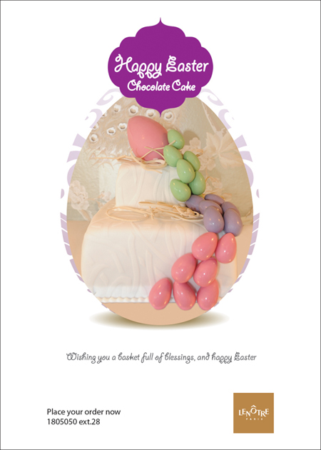 easter cakes 2011. Lenotre Easter Cake